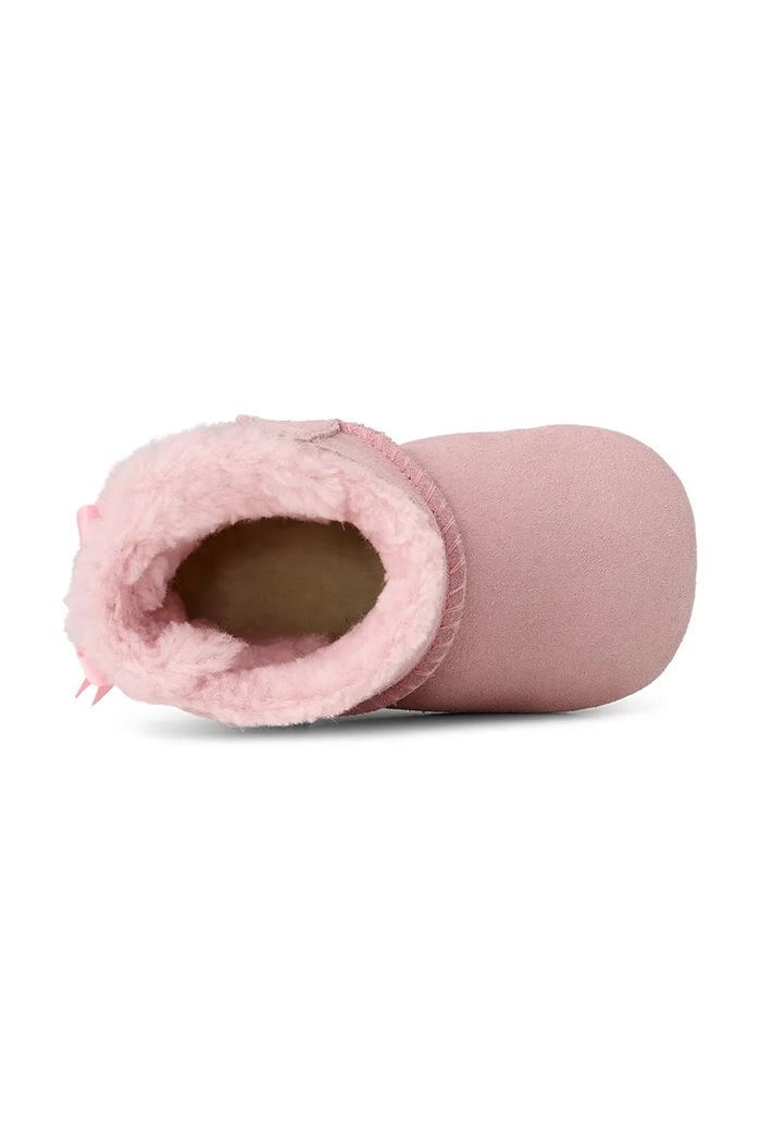 Pantofi din piele întoarsă pentru bebe BABY BAILEY BOW UGG roz 1157692I