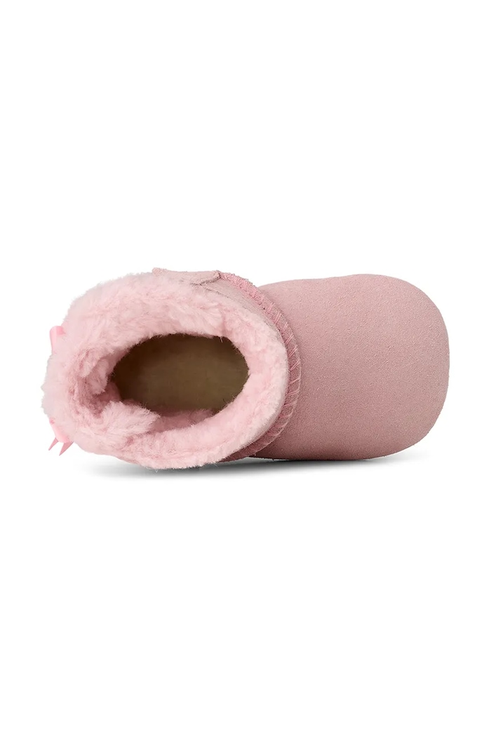 Pantofi din piele întoarsă pentru bebe BABY BAILEY BOW UGG roz 1157692I