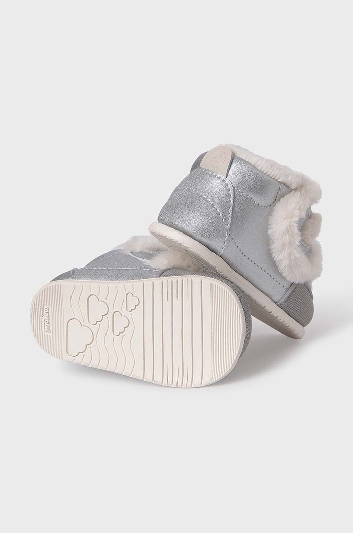 Dziewczynka Mayoral buty zimowe niemowlęce 42468.21B.Baby srebrny