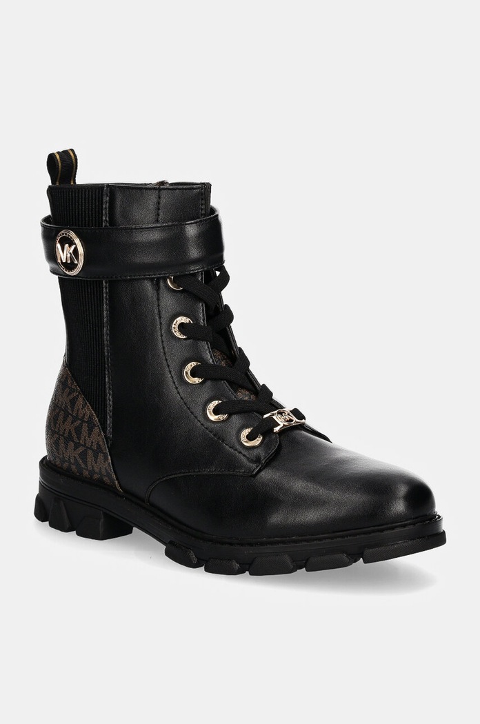 Παιδικά workers Michael Kors RIDLEY STARK 2 απομίμηση λείου δέρματος μαύρο MK101105