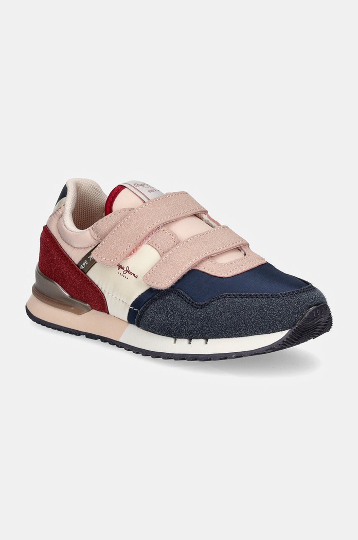 Pepe Jeans sneakersy LONDON COLORS syntetyczny granatowy PGS40007