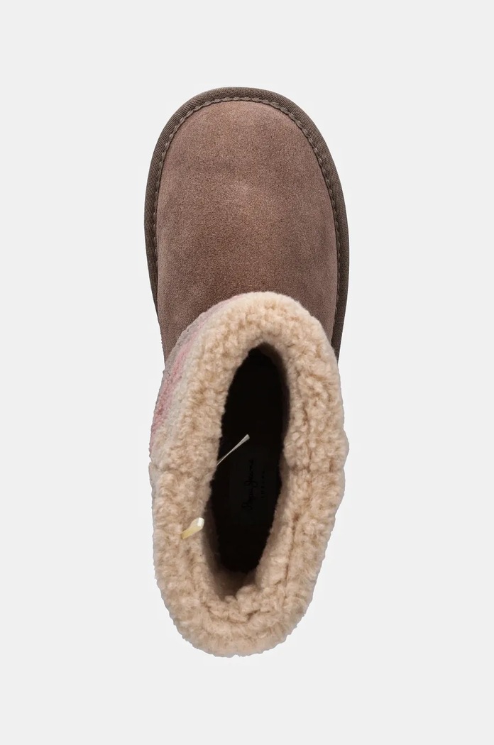 Dětské sněhule Pepe Jeans DISS FUR béžová PGS50201