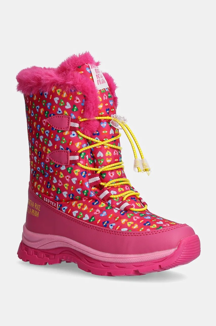 Dětské sněhule Agatha Ruiz de la Prada imitace kůže růžová 241992.28.34
