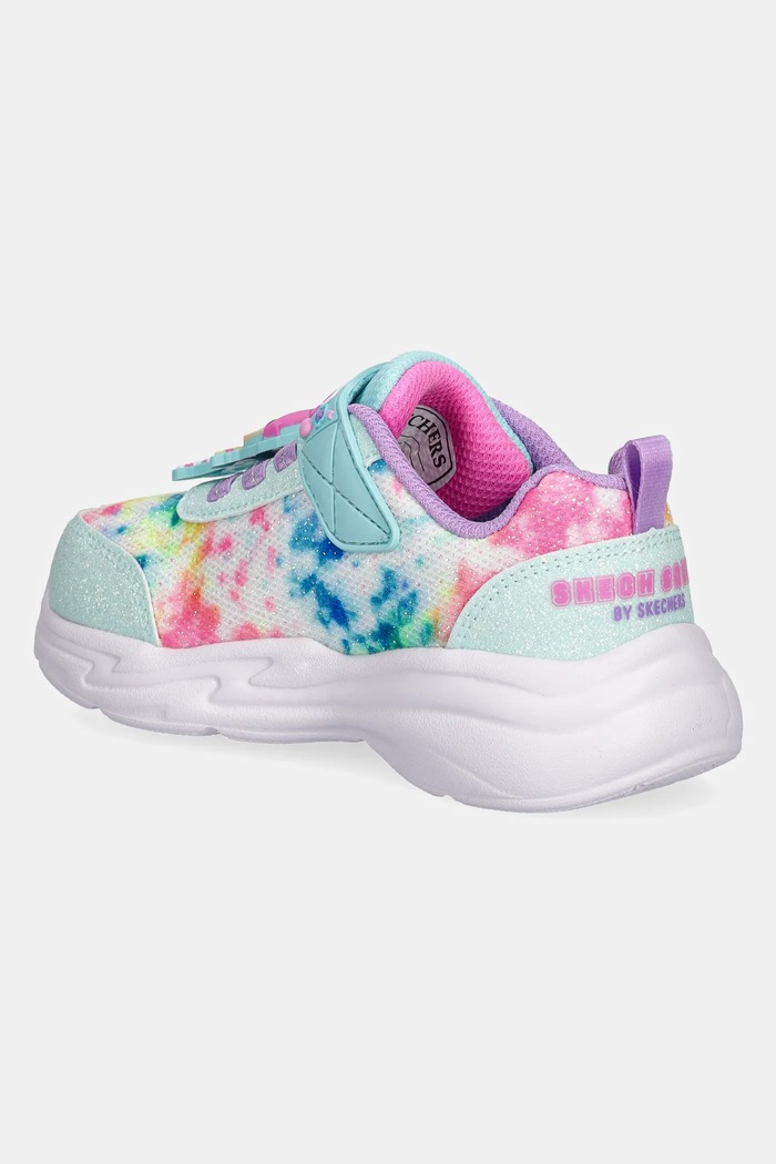 Dievča Detské tenisky Skechers SNUGGLE SNEAKS 302214N tyrkysová