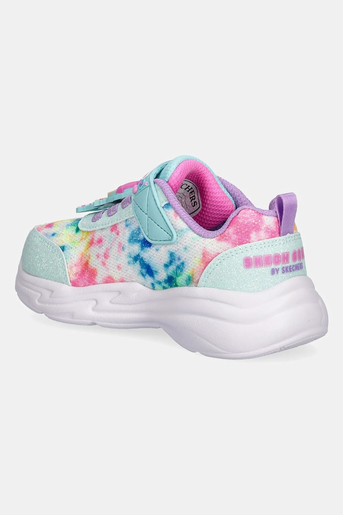 Dievča Detské tenisky Skechers SNUGGLE SNEAKS 302214N tyrkysová
