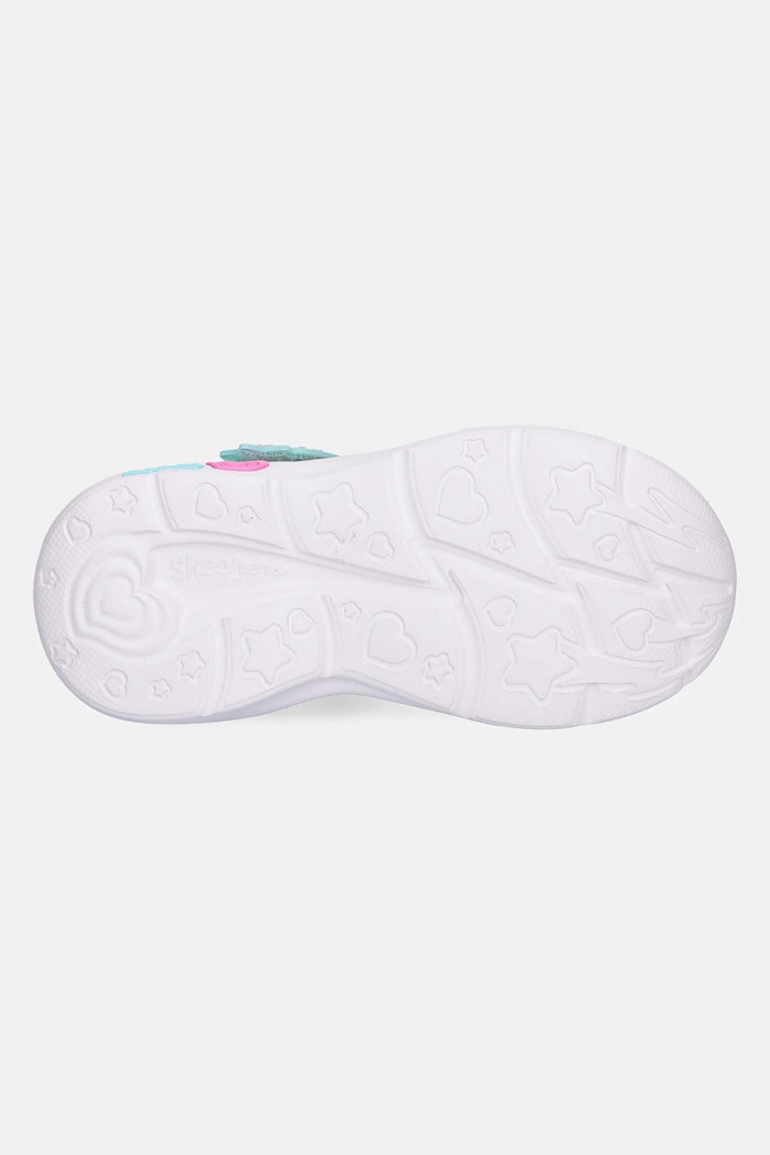 Detské tenisky Skechers SNUGGLE SNEAKS 302214N tyrkysová