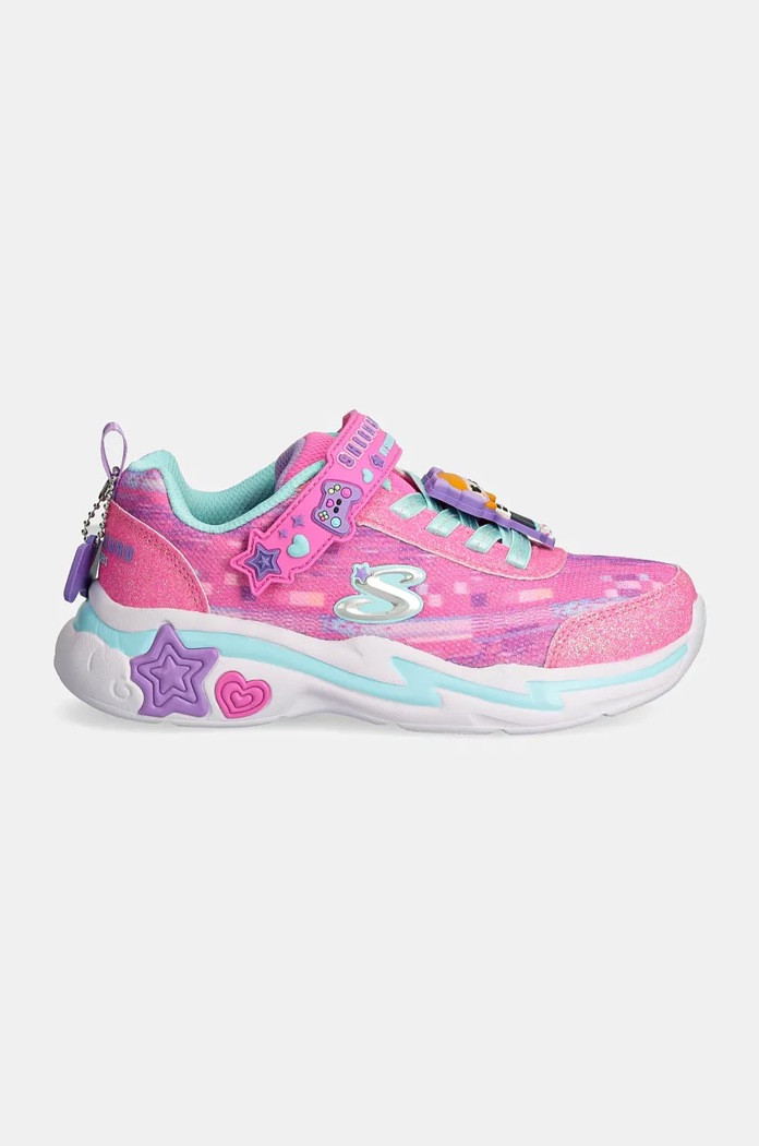 Detské tenisky Skechers SNUGGLE SNEAKS 302214L ružová AW25