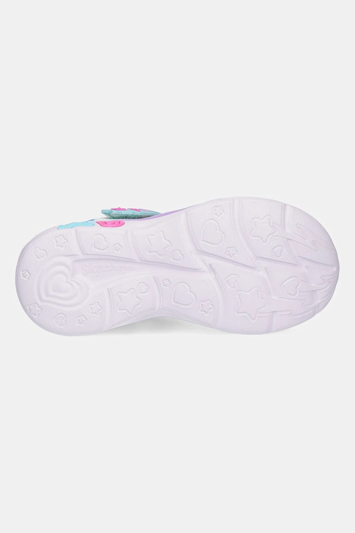 Skechers sneakersy dziecięce SNUGGLE SNEAKS 302214L turkusowy