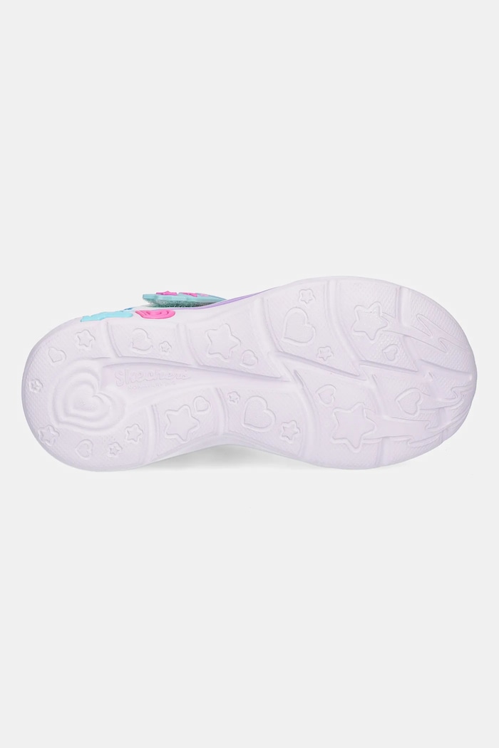 Skechers sneakersy dziecięce SNUGGLE SNEAKS 302214L turkusowy