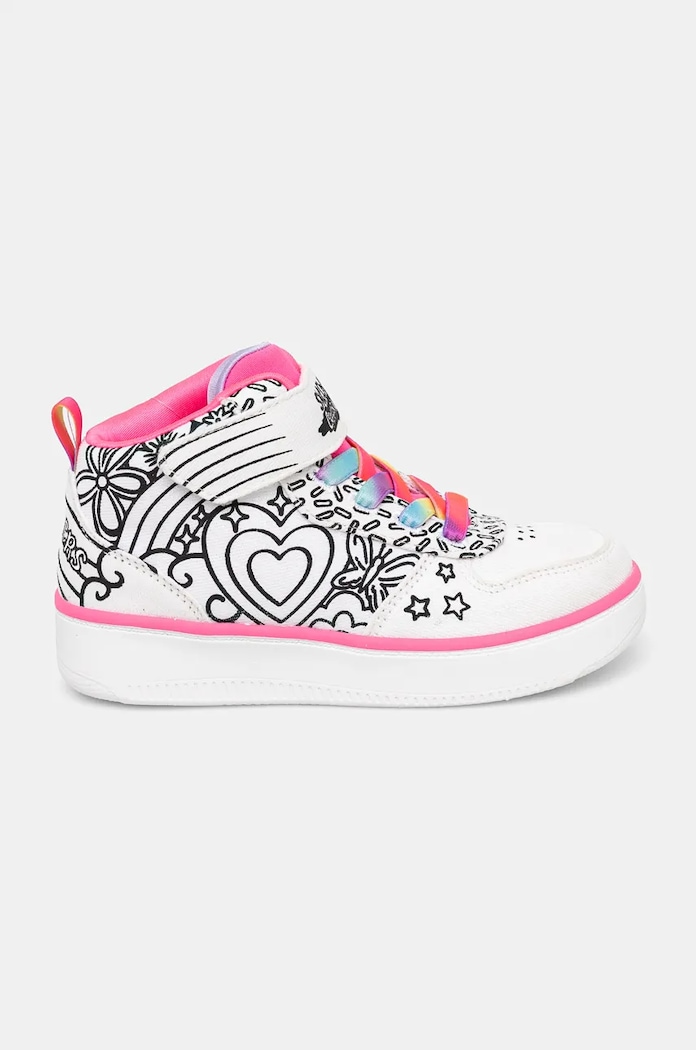 Skechers scarpe da ginnastica per bambini SPORT COURT 92 alta bianco 302213L