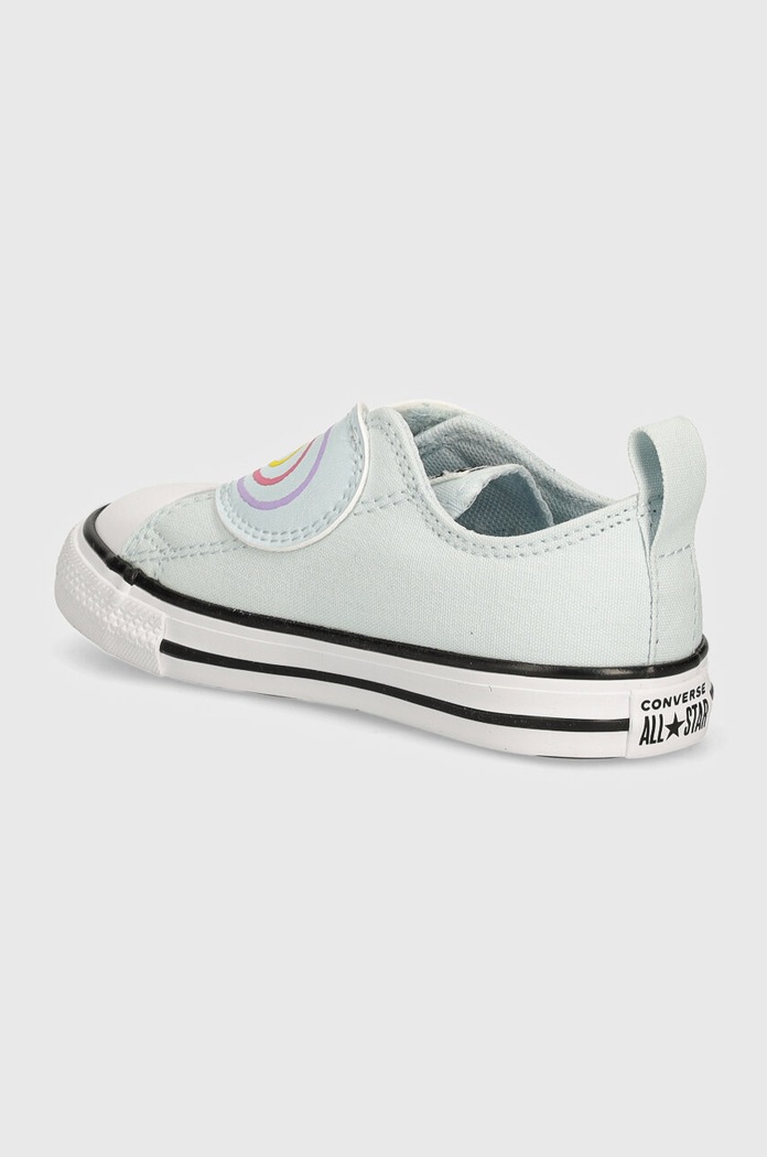 Момиче Детски ниски кецове Converse CHUCK TAYLOR AS ONE STRAP A08380C син