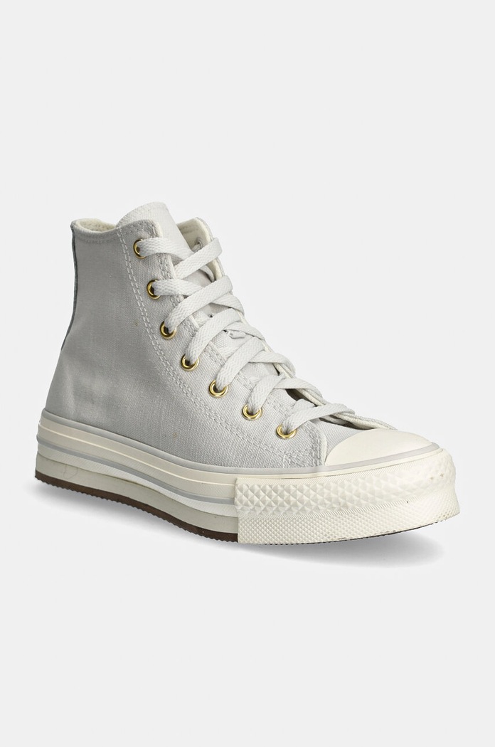 Detské tenisky Converse CHUCK TAYLOR ALL STAR EVA LIFT vysoký sivá A10382C