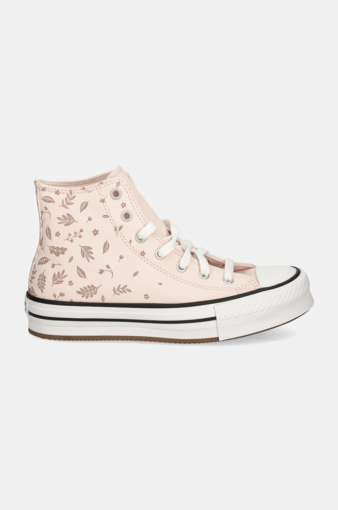 Детски високи кецове Converse CHUCK TAYLOR ALL STAR EVA LIFT A08397C розов AW24