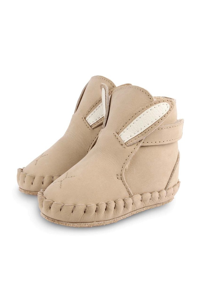 Kožne cipele za bebe Donsje Kapi Classic Booties Bunny 1028002. bež AA00