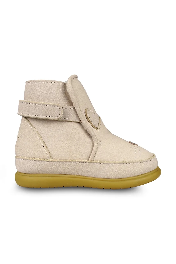 Donsje buty zimowe zamszowe dziecięce Dubu Classic Shoes Bunny beżowy 1500402.