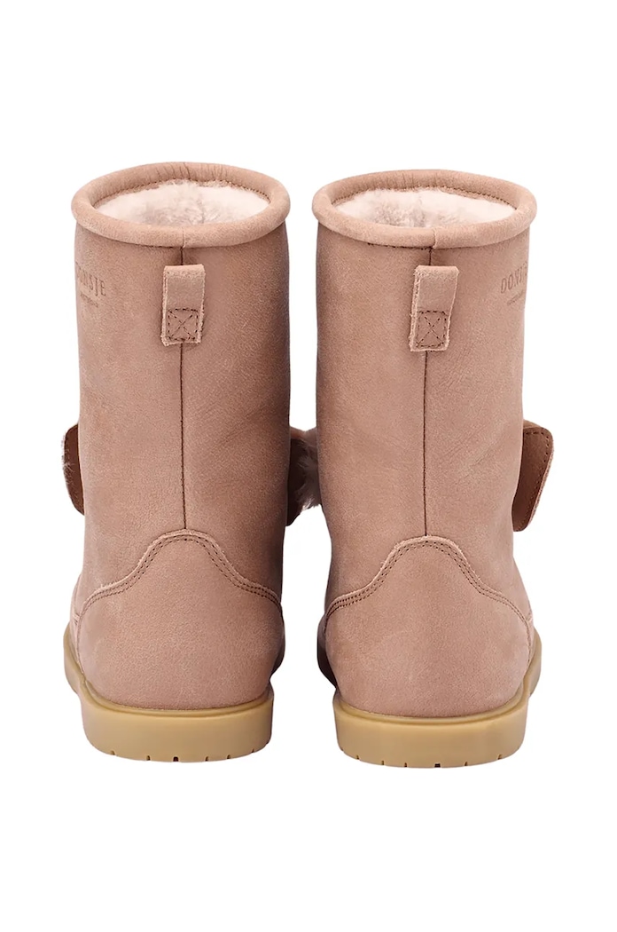 Dětské kožené zimní boty Donsje Wadudu Exclusive Boots Fluffy Bunny 2022110.29.33 růžová