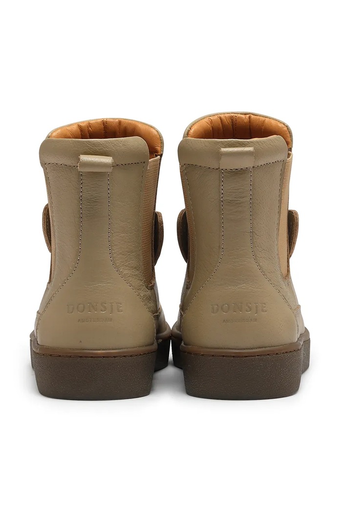 Παιδικές δερμάτινες χειμερινές μπότες Donsje Thuru Classic Boots Bunny μπεζ 2023806.29.33