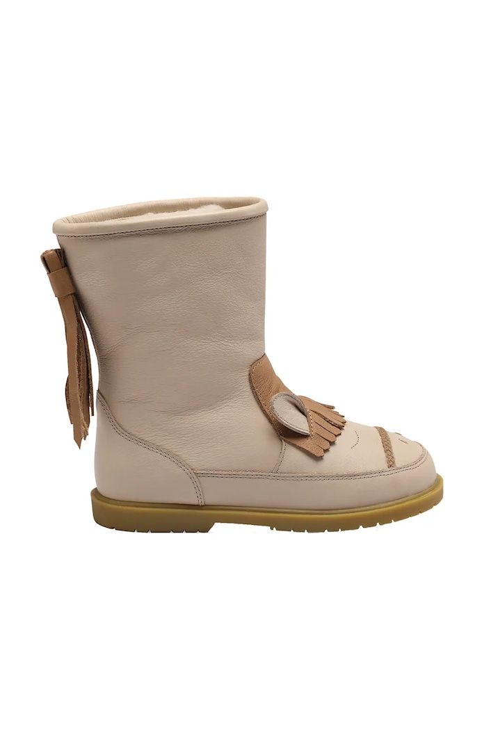 Detské zimné kožené topánky Donsje Wadudu Special Boots Horse 2122021.29.33