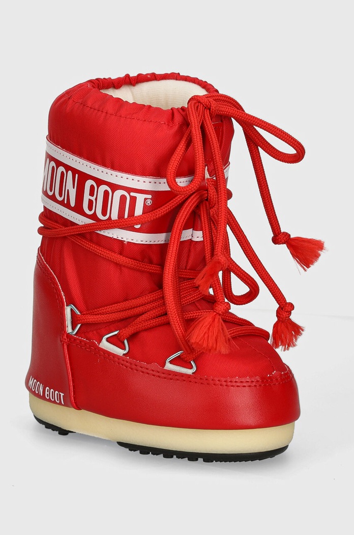 Παιδικές μπότες χιονιού Moon Boot ICON NYLON συνθετικό κόκκινο 80D1400440