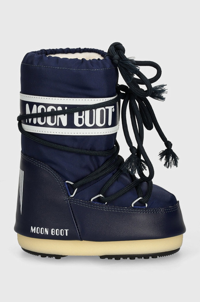 Detské snehule Moon Boot ICON NYLON 80D1400440 tmavomodrá AA00
