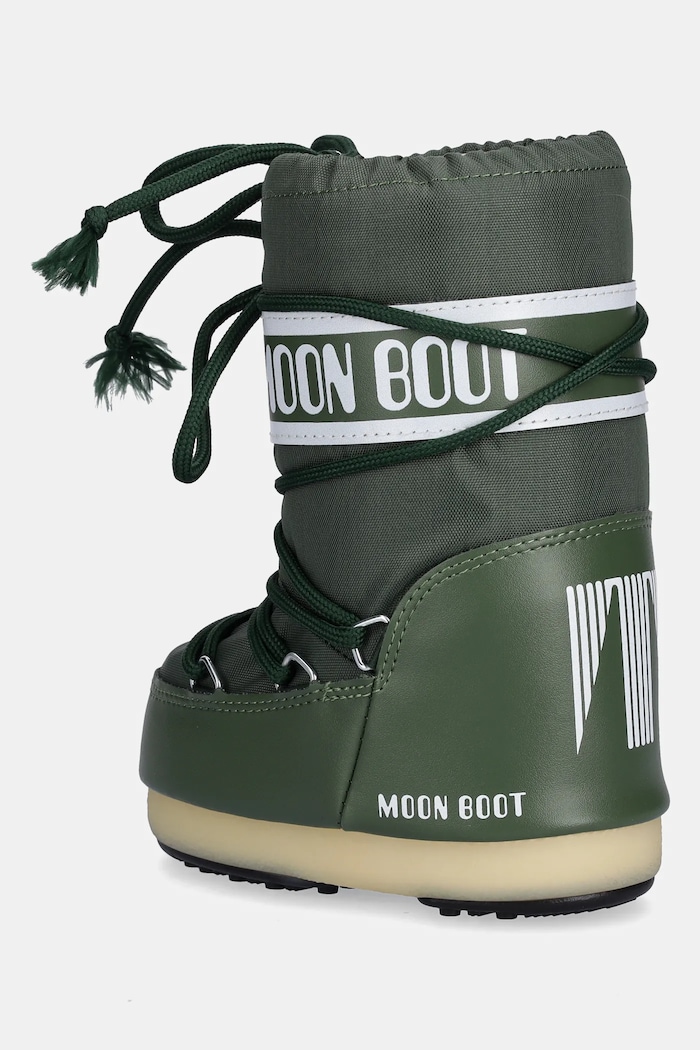 Chłopiec Moon Boot śniegowce dziecięce ICON NYLON 80D1400440 zielony