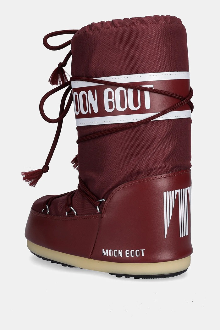 Chlapec Detské snehule Moon Boot ICON NYLON 80D1400440 burgundské
