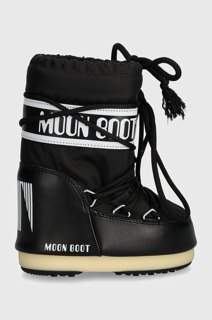Detské snehule Moon Boot ICON NYLON 80D1400440 čierna AA00