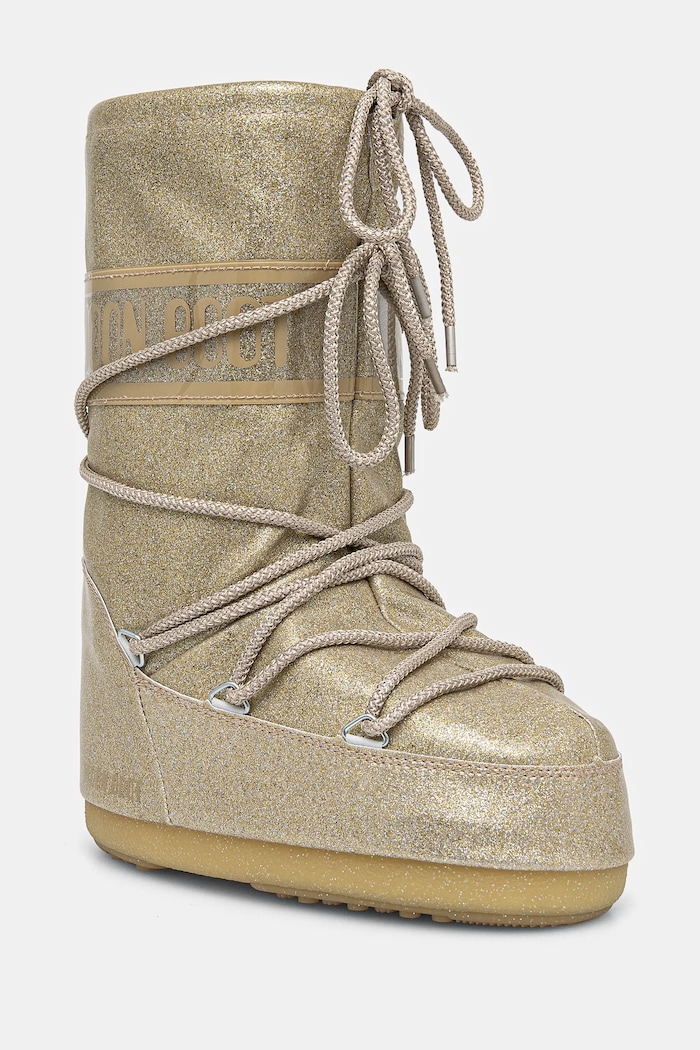 Dječje cipele za snijeg Moon Boot ICON GLITTER sintetički zlatna 80D1402850