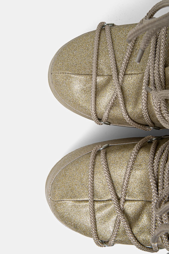 Dječje cipele za snijeg Moon Boot ICON GLITTER zlatna 80D1402850