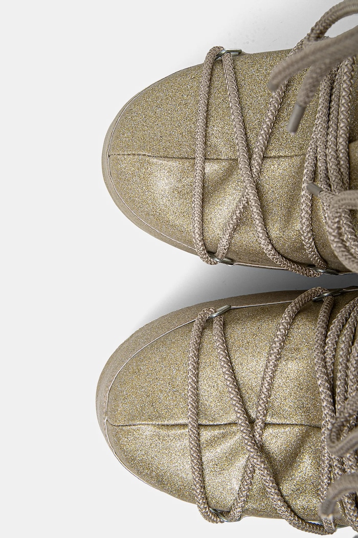 Dječje cipele za snijeg Moon Boot ICON GLITTER zlatna 80D1402850