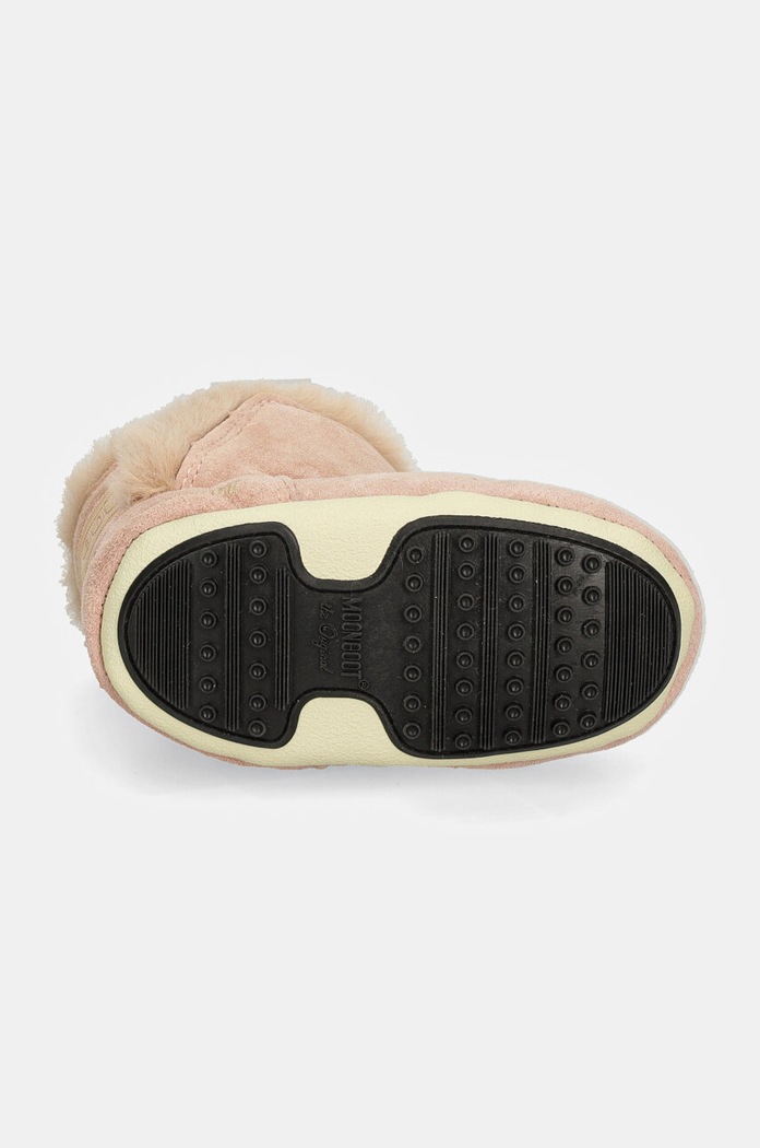 Otroške snežke iz semiša Moon Boot CRIB SUEDE 80D3401030.G roza