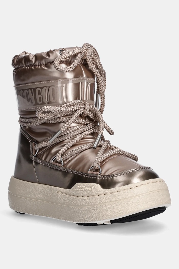 Dječje cipele za snijeg Moon Boot JR PARK BOOT imitacija zrnate kože zlatna 80D3440020.G.27.34