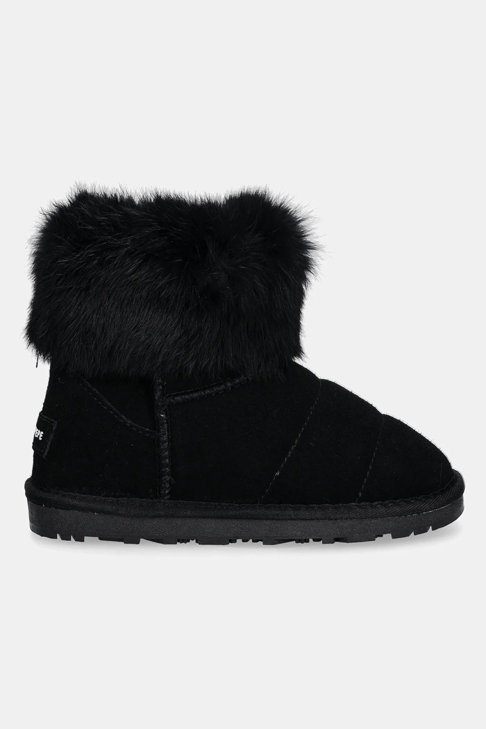 Semišové sněhule Patrizia Pepe Girl PPJ941.30.34 černá AW24