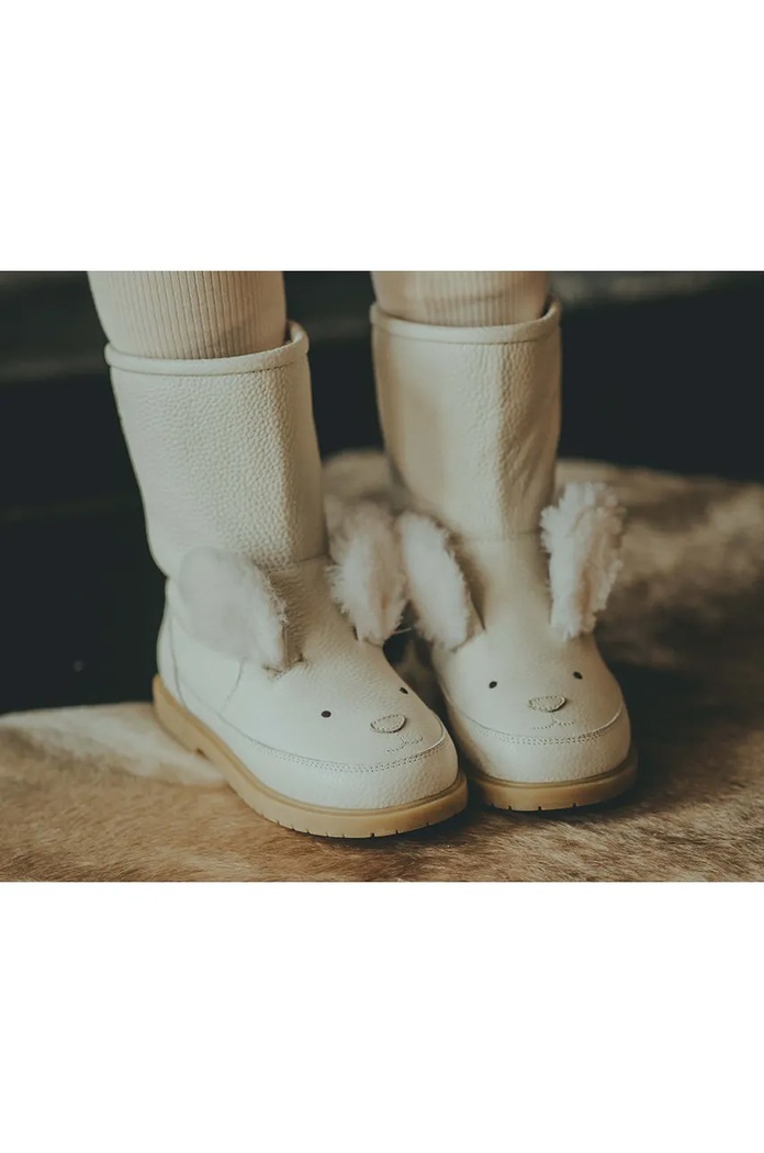 Dětské kožené zimní boty Donsje Wadudu Exclusive Boots Rabbit 2022116.22.28