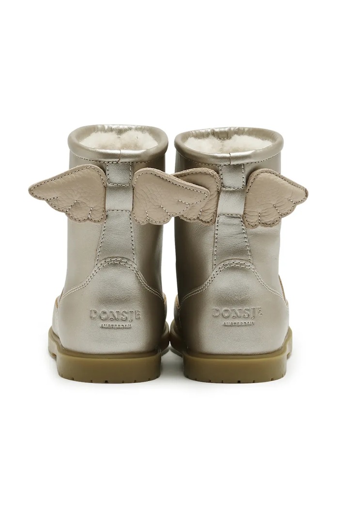 BIMBA Donsje scarpe invernali in pelle scamosciata bambino/a Angela Boots Wings 2022200.22.28 argento