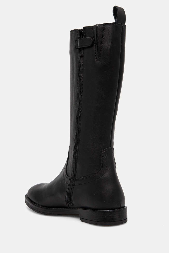 DÍVKA Dětské kožené boty Tommy Hilfiger T4A6.33591.30.34 černá