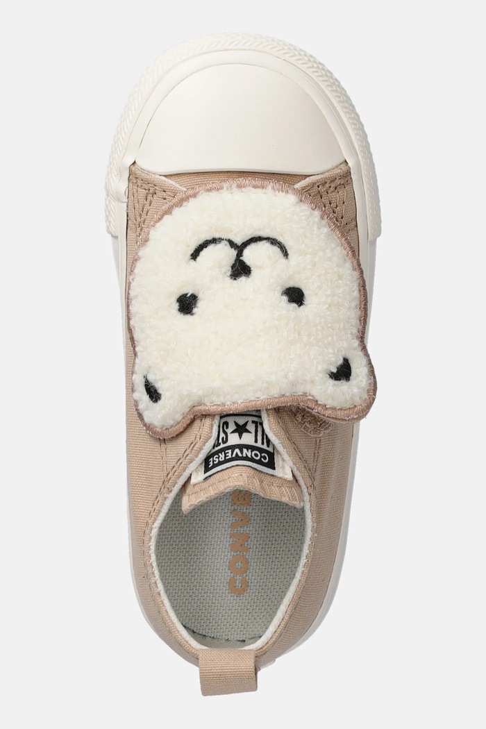 Converse tenisówki dziecięce CHUCK TAYLOR AS ONE STRAP beżowy A10040C