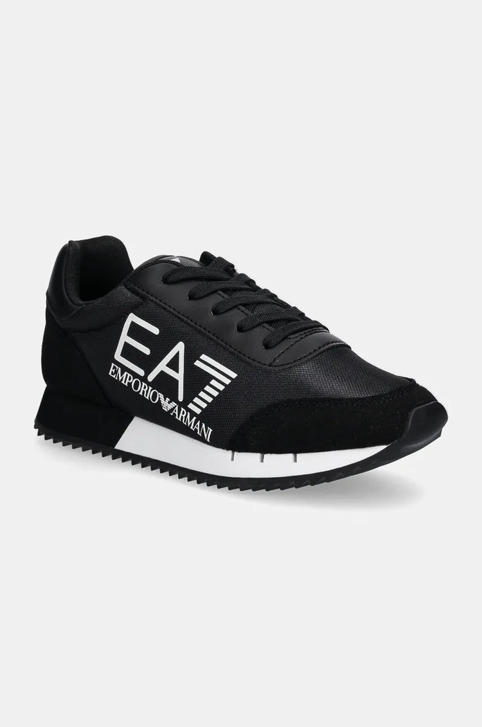 Dětské sneakers boty EA7 Emporio Armani textilní černá 7Y000010.AF11981