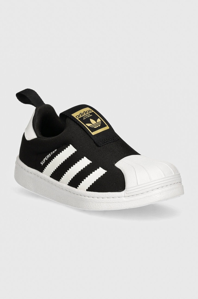 Otroške superge adidas Originals SUPERSTAR 360 Sintetični črna GX3231