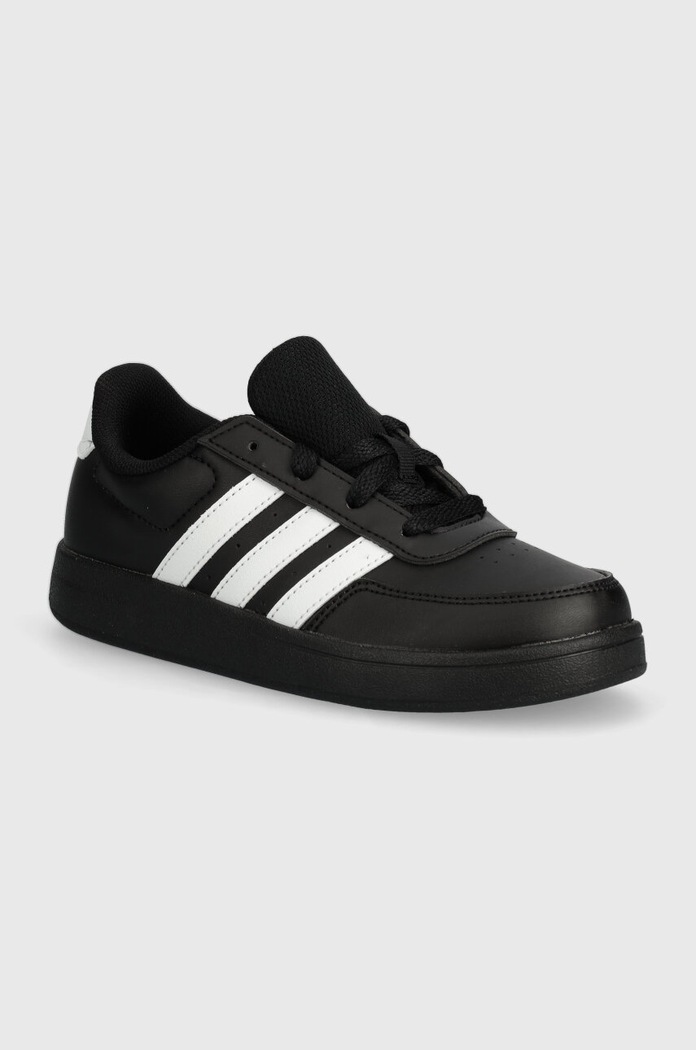 Παιδικά sneakers adidas Breaknet 2.0 απομίμηση λείου δέρματος μαύρο HP8961