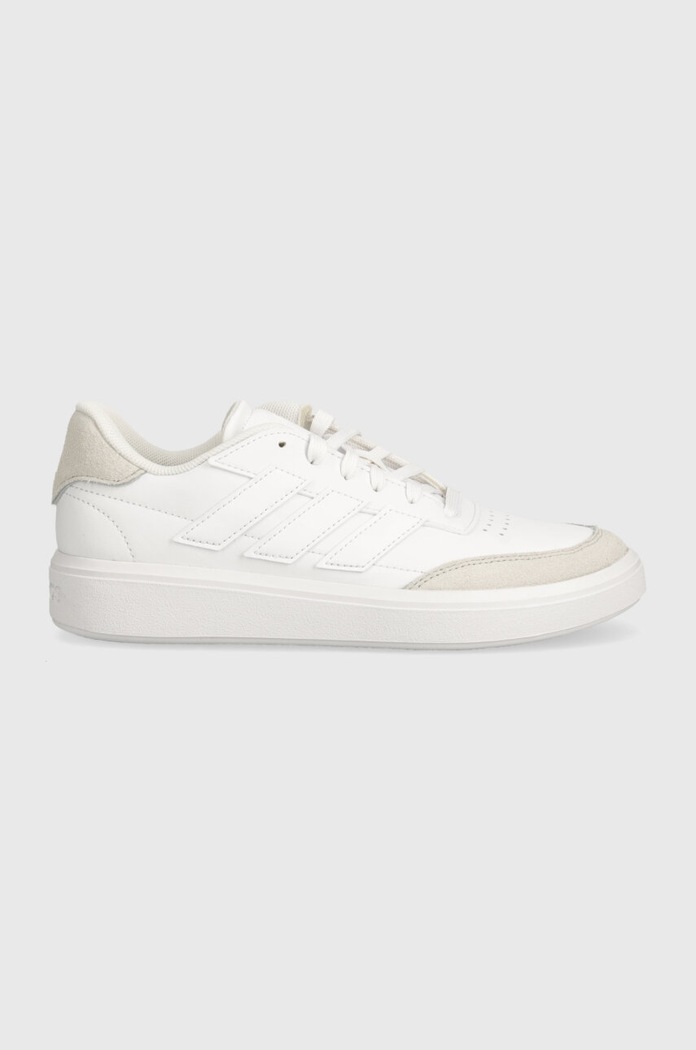 Παιδικά sneakers adidas COURTBLOCK ID6501 λευκό AW24