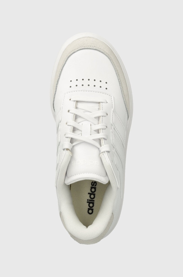Παιδικά sneakers adidas COURTBLOCK λευκό ID6501