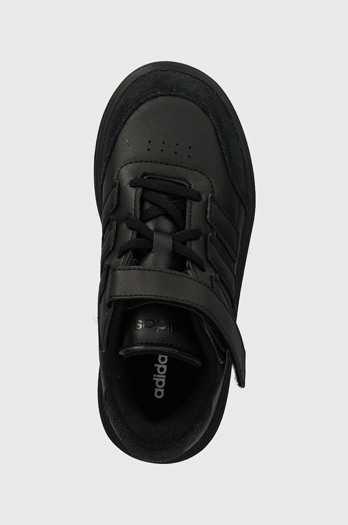 Dětské sneakers boty adidas COURTBLOCK EL C černá ID6508