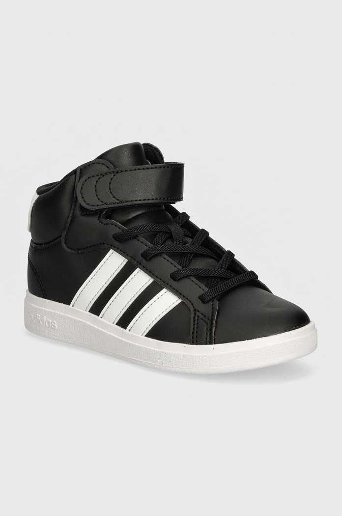 Dětské sneakers boty adidas GRAND COURT MID vysoký černá IE3863