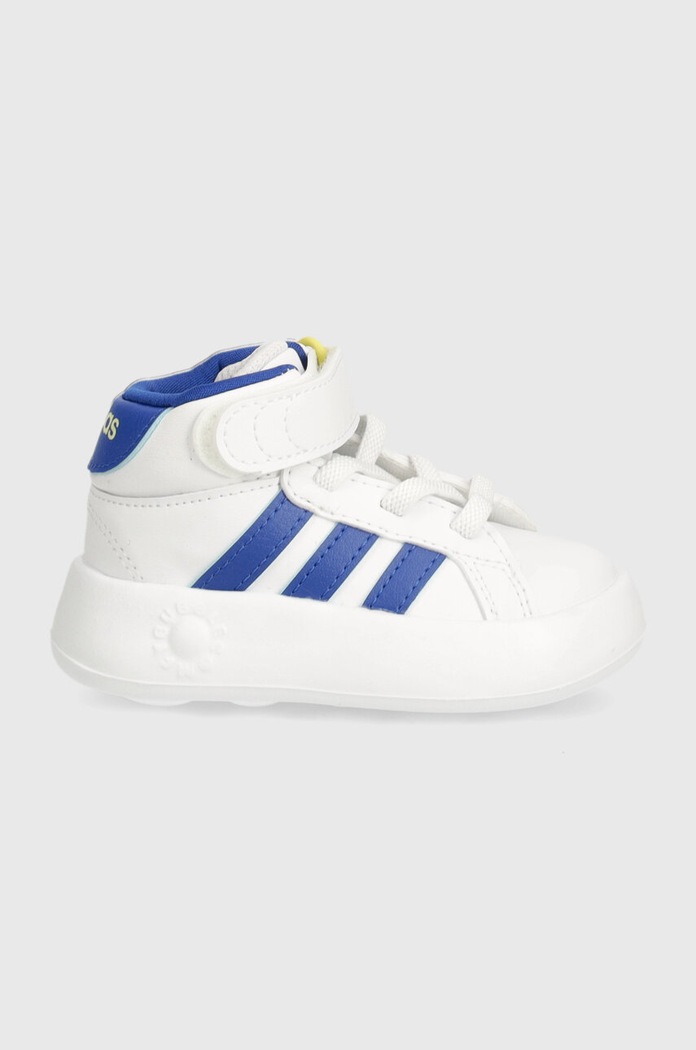 adidas Sneakersy dziecięce GRAND COURT MID IE3865 biały AW24