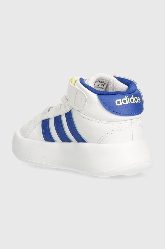 Chłopiec adidas Sneakersy dziecięce GRAND COURT MID IE3865 biały