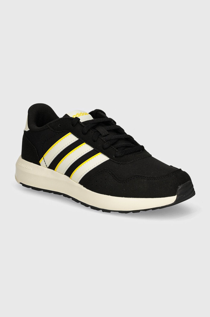 adidas sneakersy dziecięce RUN 60s imitacja skóry licowej czarny IE6440