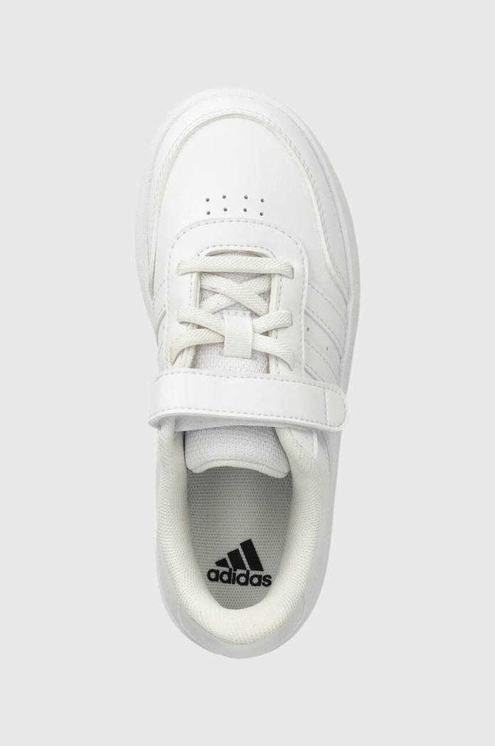 Dětské sneakers boty adidas BREAKNET 2.0 EL C bílá IE8700