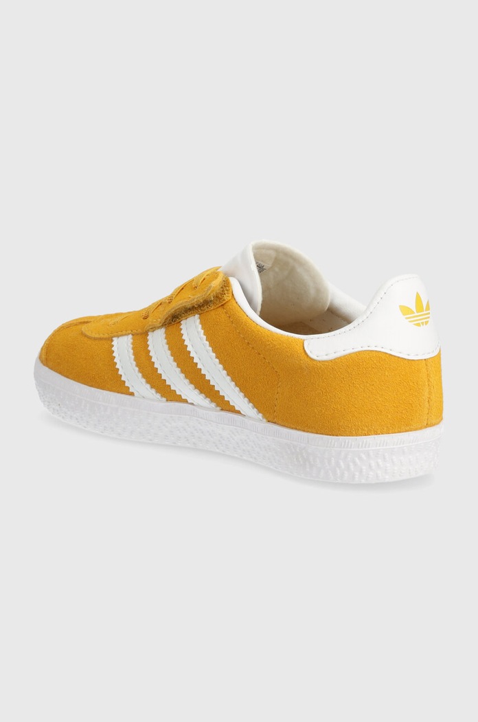 Chłopiec adidas Originals sneakersy zamszowe dziecięce GAZELLE CF EL IH0361 żółty