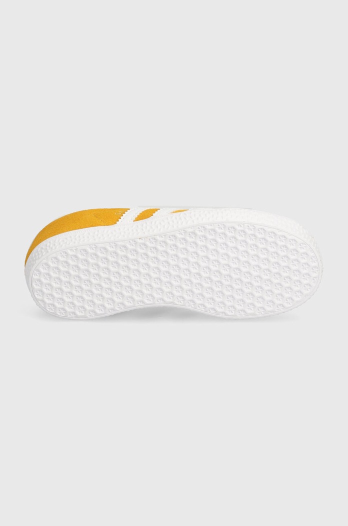 adidas Originals sneakersy zamszowe dziecięce GAZELLE CF EL IH0361 żółty